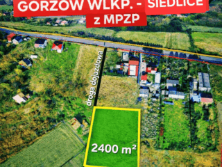 Działka z MPZP Siedlice, os. Poznańskie